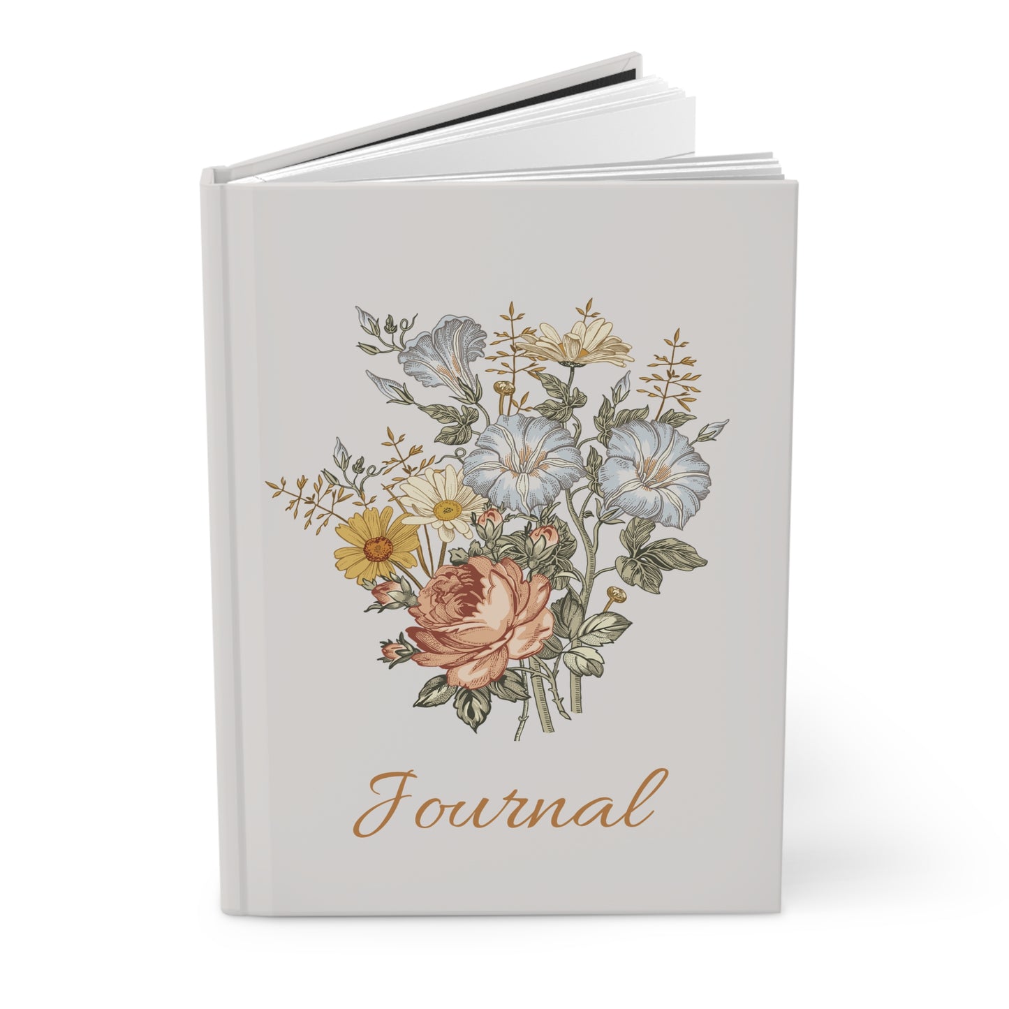 Hardcover Floral Journal Matte