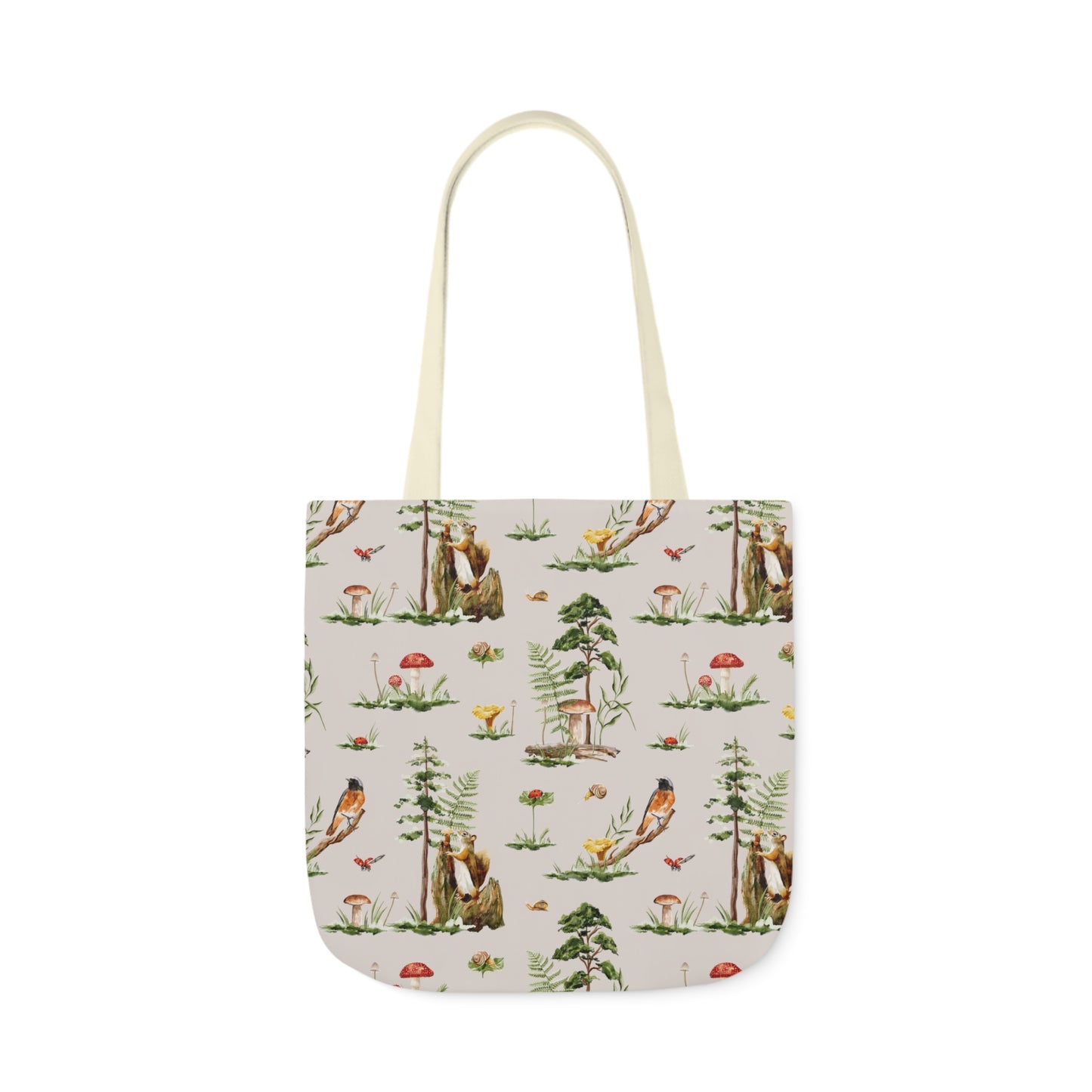 Large Canvas Tote Bag Forest Friends