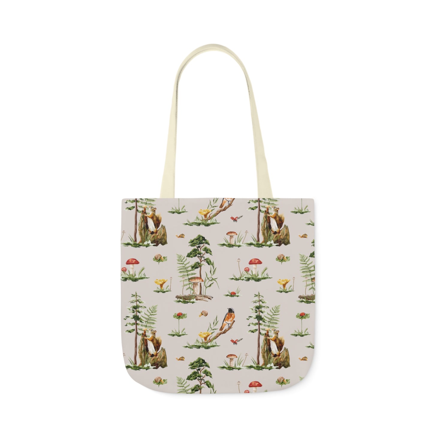 Large Canvas Tote Bag Forest Friends