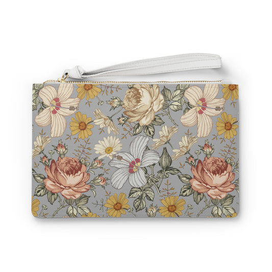 Fall Rose Clutch Bag