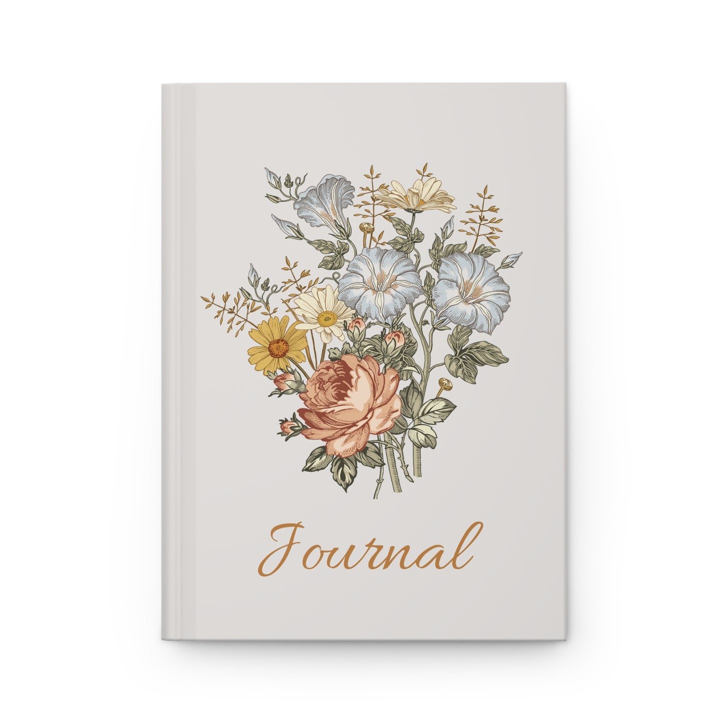 Hardcover Floral Journal Matte